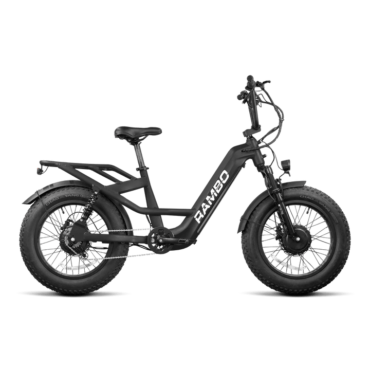 RAMBO Revolt AWD Step Thru Bike Step-Thru Electric Bikes Black 1
