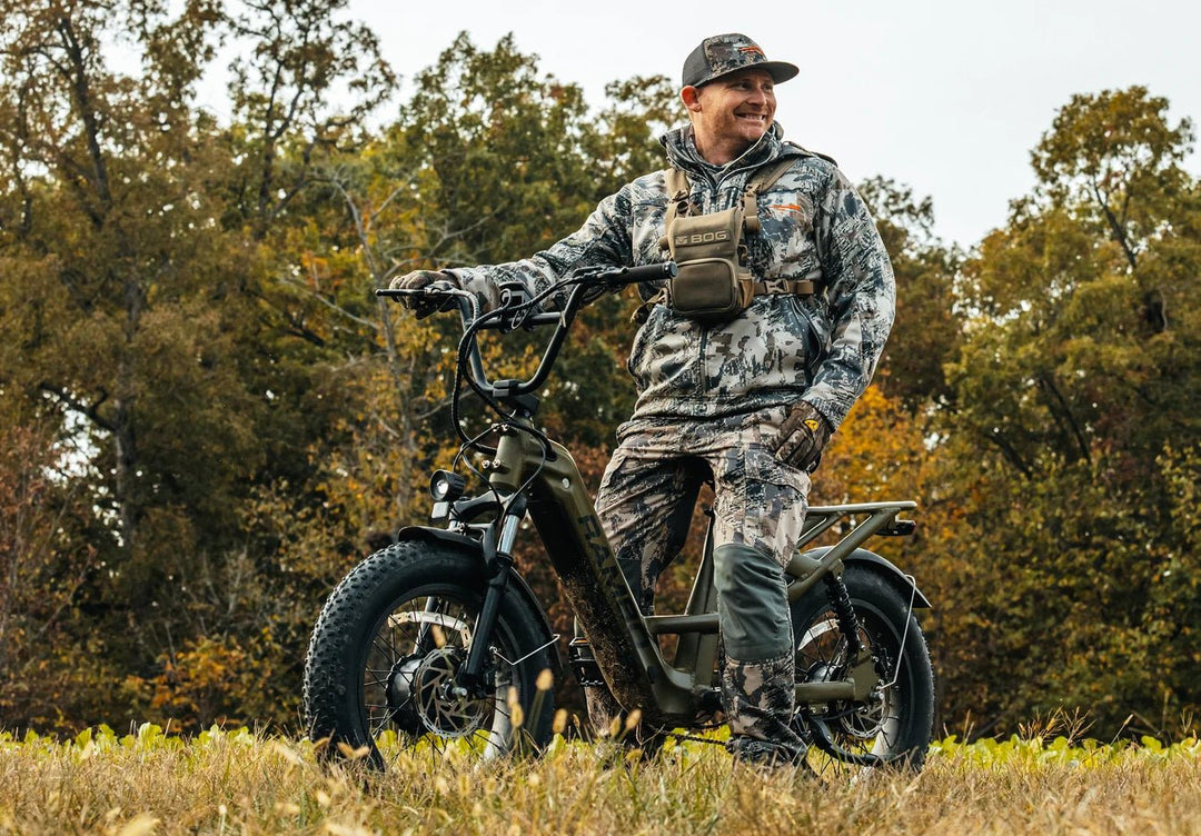RAMBO Revolt AWD Step Thru Bike Step-Thru Electric Bikes OD Green 6