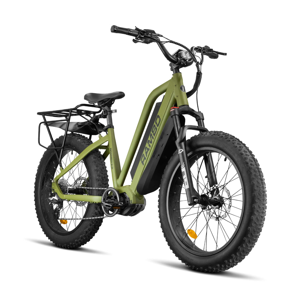 RAMBO Roamer 2.0 Mid Drive Electric Bike Hunting Electric Bikes OD Green 2