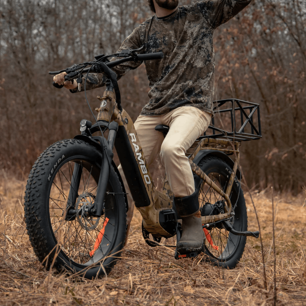 RAMBO Savage 2.0 750W-1000W Hub Drive Rambo Hight Performance Electric Bikes Matte Black 10