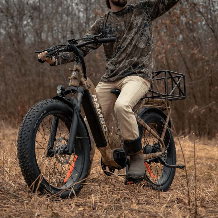 RAMBO Savage 2.0 750W-1000W Hub Drive Rambo Hight Performance Electric Bikes Matte Black 10