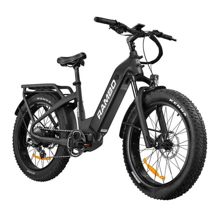 RAMBO Savage 2.0 750W-1000W Hub Drive Rambo Hight Performance Electric Bikes Matte Black 9