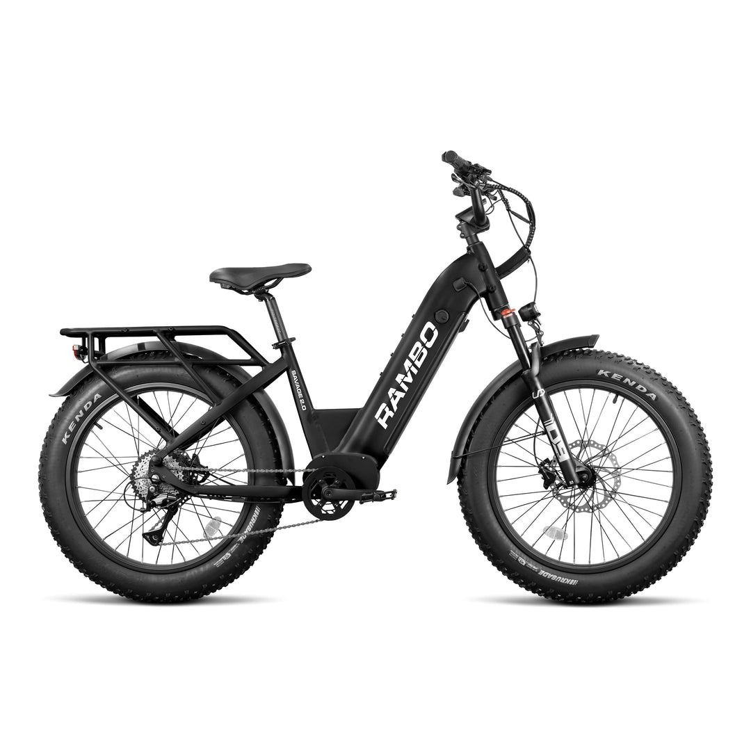 RAMBO Savage 2.0 Hunting Bike Hunting Electric Bikes Black 5