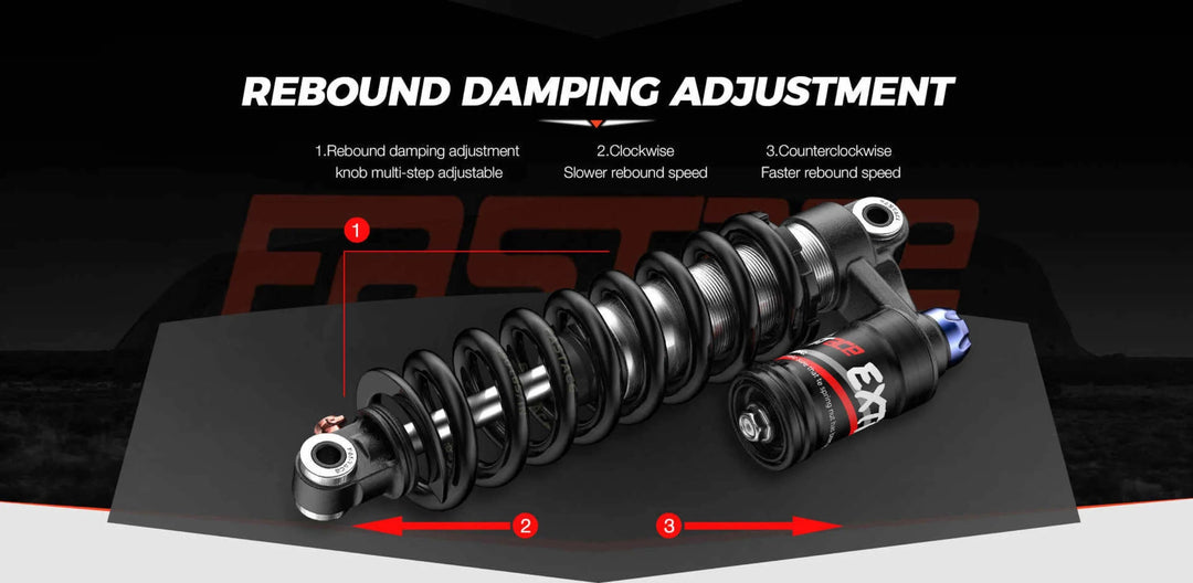 Rear Shock for Goat Power Electric Bikes Rear Shock Motor Goat and Billy Goat 12