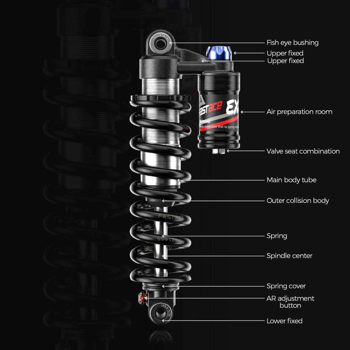Rear Shock for Goat Power Electric Bikes Rear Shock Motor Goat and Billy Goat 5