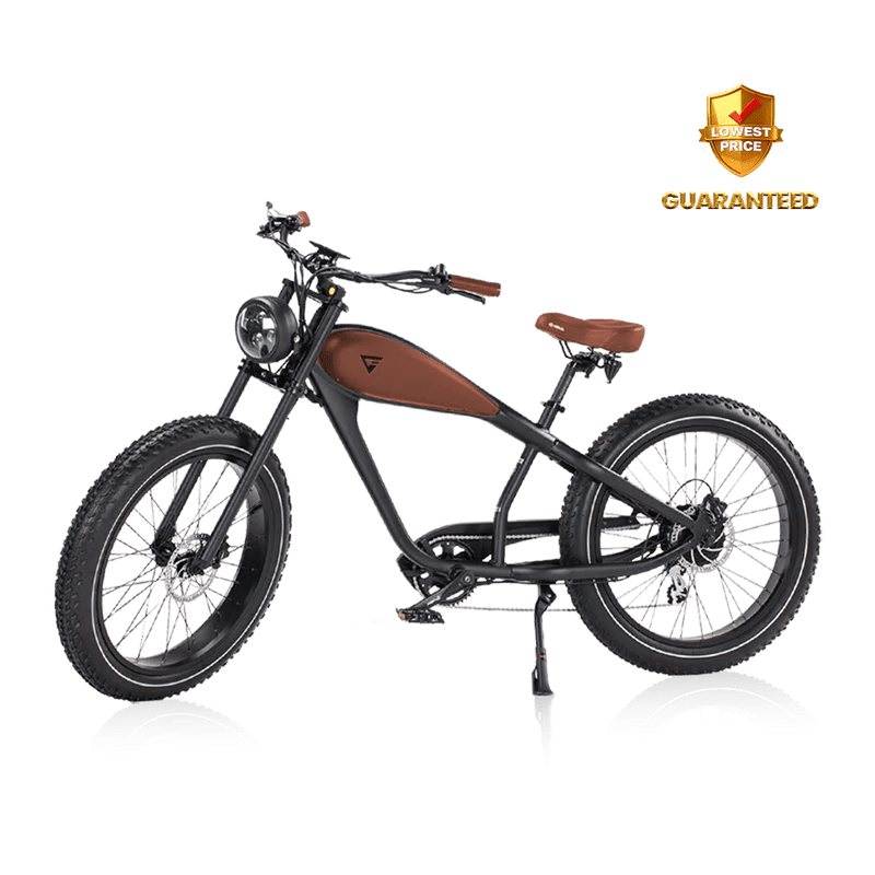 REVI BIKES Cheetah New REVI BIKES Vintage Electric Bikes 17.5AH 1000W 8