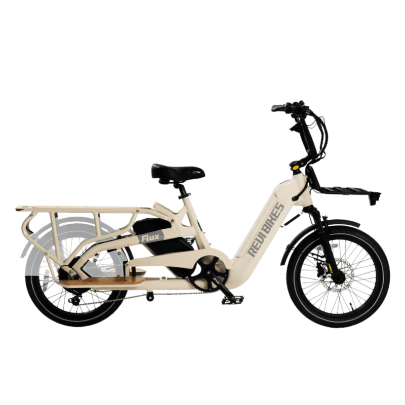REVI BIKES Flux Step-Thru Electric Bikes Cream 2