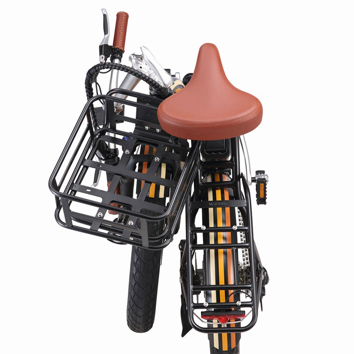 Sixthreezero All-Terrain Zip n' Fold 750W Fat Tire Electric Bike Folding Electric Bikes Cream 14