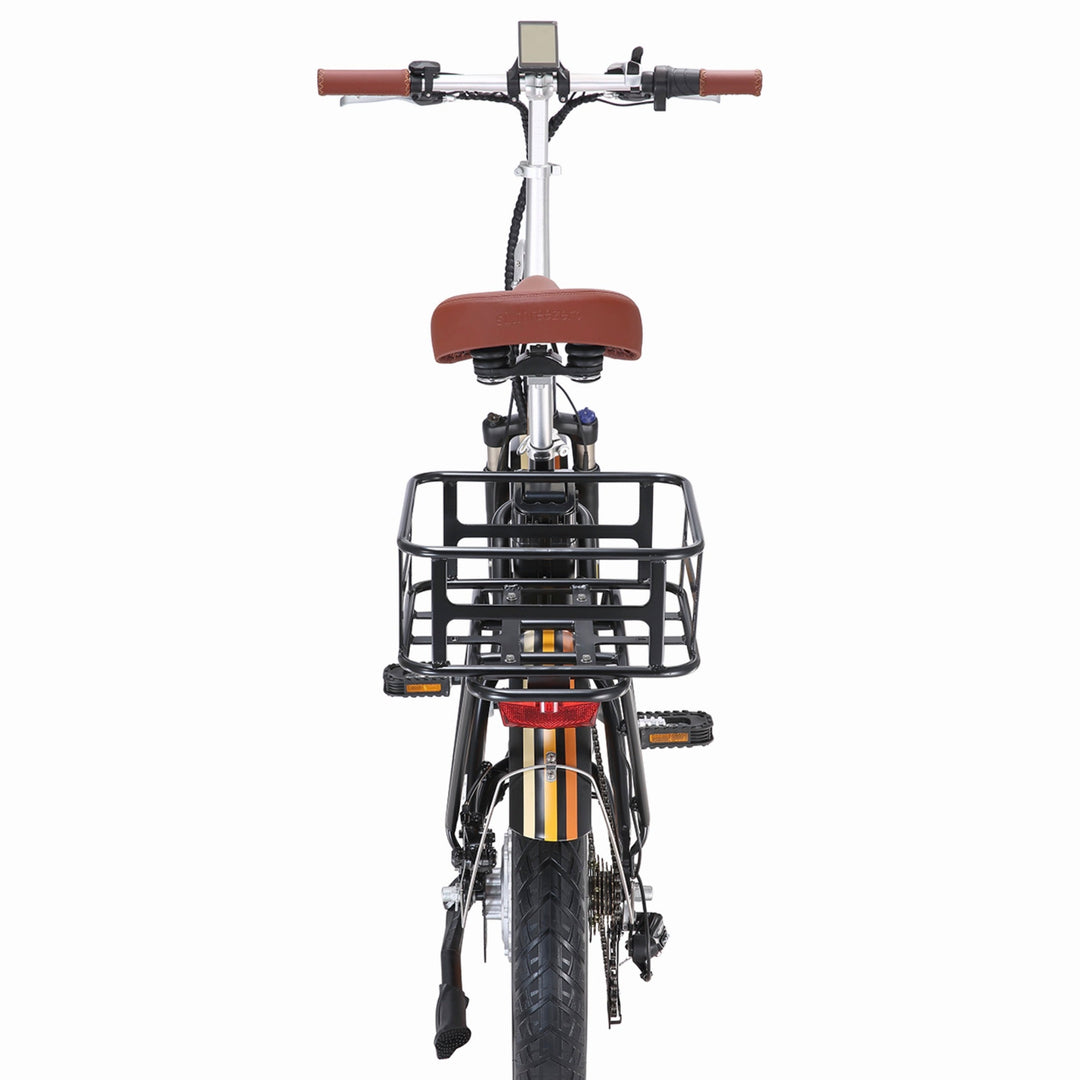 Sixthreezero All-Terrain Zip n' Fold 750W Fat Tire Electric Bike Folding Electric Bikes Cream 16