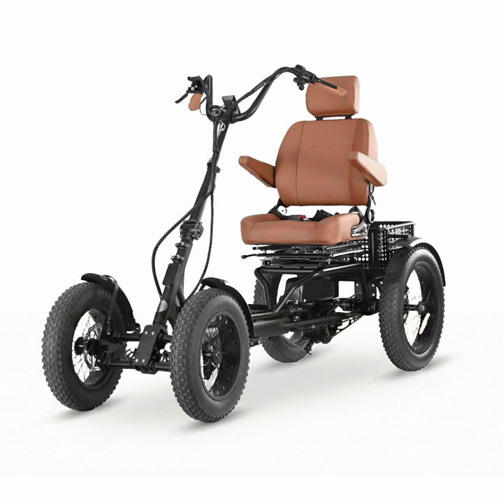 Sixthreezero ANYterrain 4 Wheel 750W Recumbent EBike 4 Wheel Electric Bikes 5