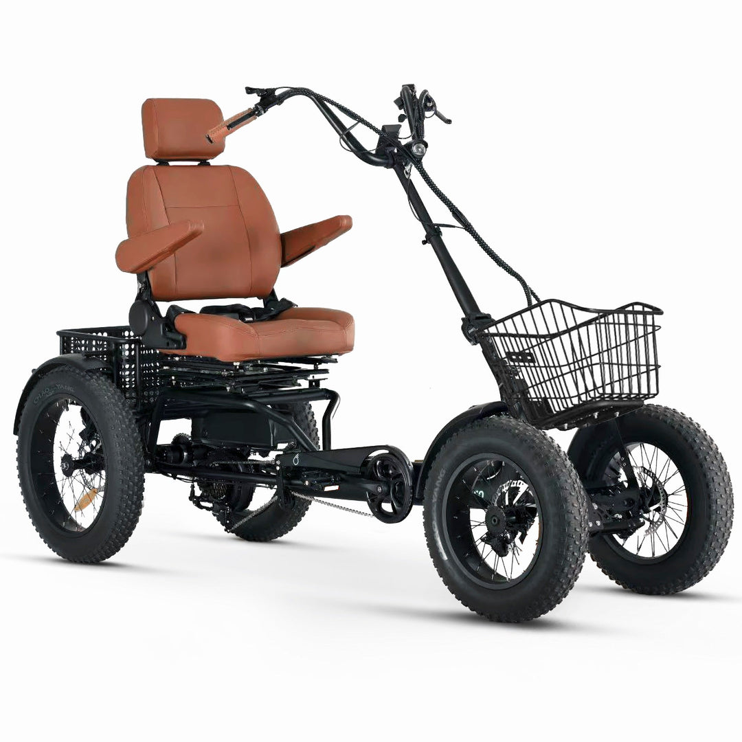Sixthreezero ANYterrain 4 Wheel 750W Recumbent EBike 4 Wheel Electric Bikes 1