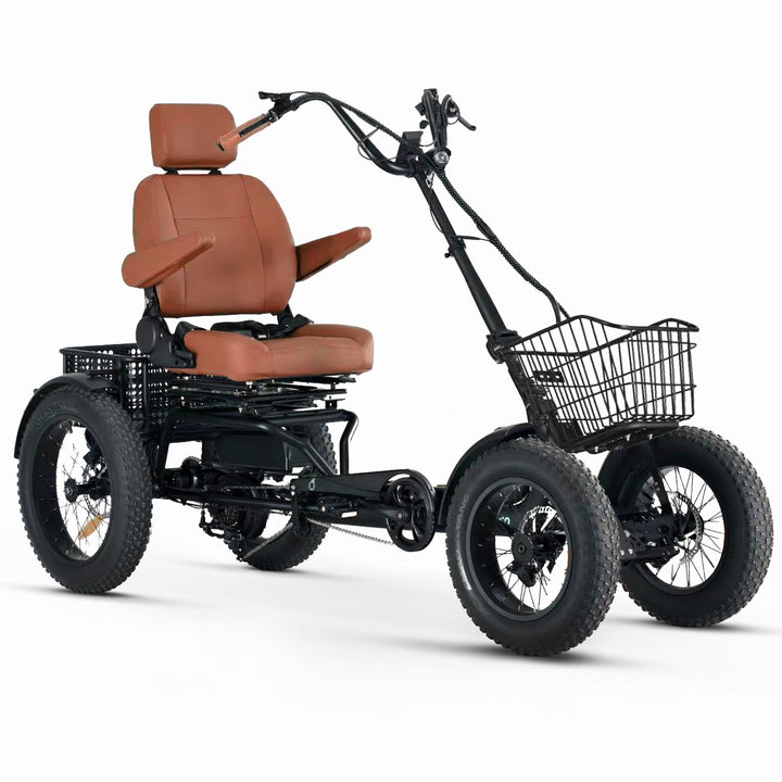 Sixthreezero ANYterrain 4 Wheel 750W Recumbent EBike 4 Wheel Electric Bikes 1