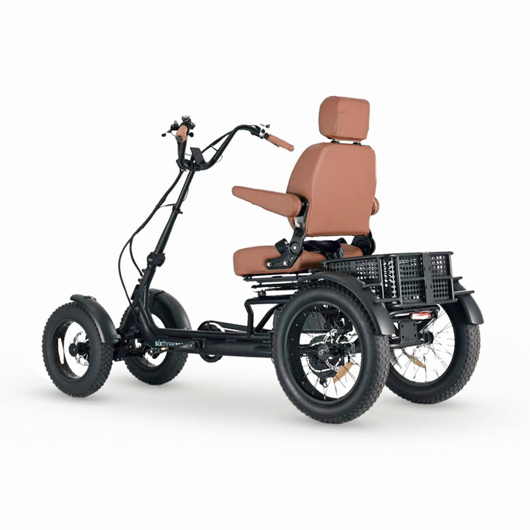 Sixthreezero ANYterrain 4 Wheel 750W Recumbent EBike 4 Wheel Electric Bikes 4