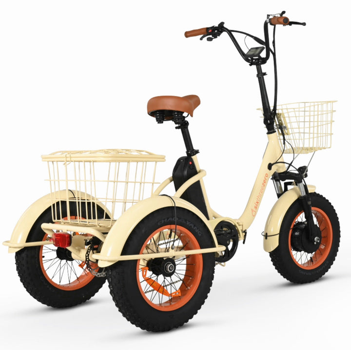 Sixthreezero Easy Transit 750W Fat Tire Electric Trike Folding Electric Trikes 3