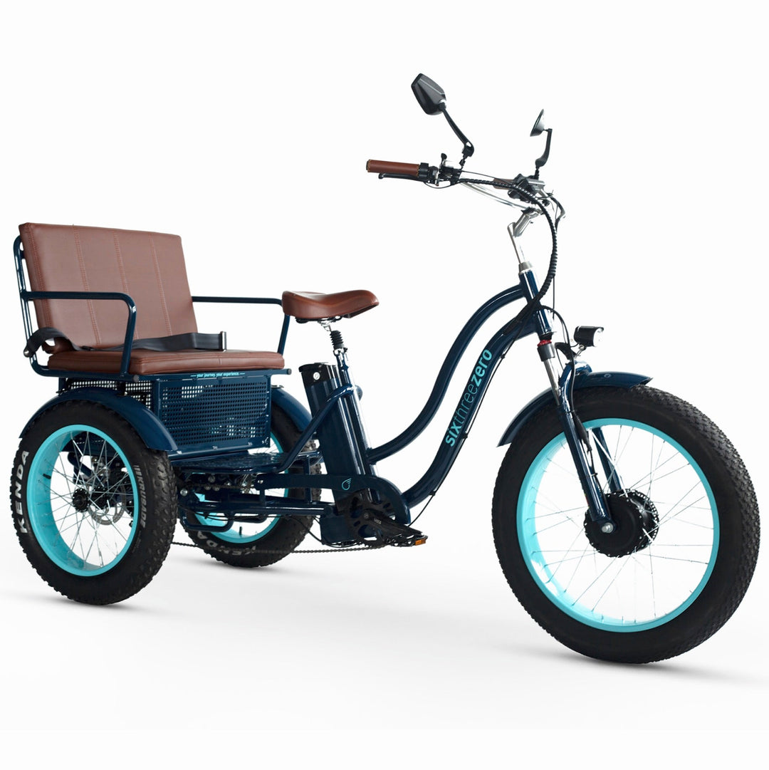 Sixthreezero EVRY journey E-Tirke Rickshaw w/ Hitch Attachment & Hydraulic Brakes Electric Rickshaw Trikes 1