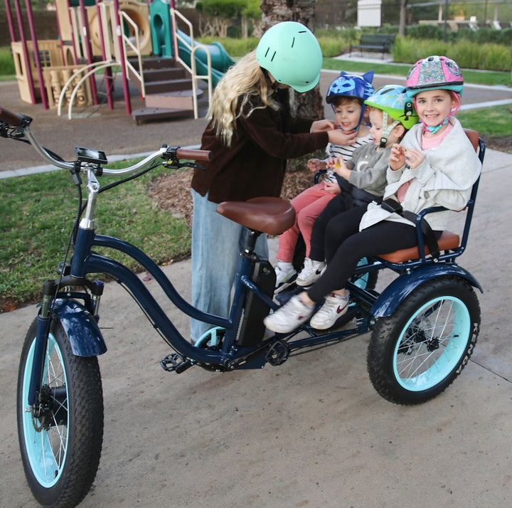 Sixthreezero EVRY journey E-Tirke Rickshaw w/ Hitch Attachment & Hydraulic Brakes Electric Rickshaw Trikes 17