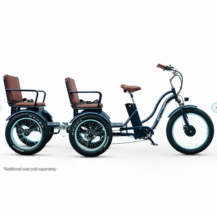Sixthreezero EVRY journey E-Tirke Rickshaw w/ Hitch Attachment & Hydraulic Brakes Electric Rickshaw Trikes 2