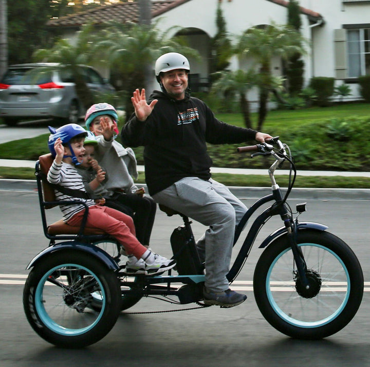 Sixthreezero EVRY journey E-Tirke Rickshaw w/ Hitch Attachment & Hydraulic Brakes Electric Rickshaw Trikes 19