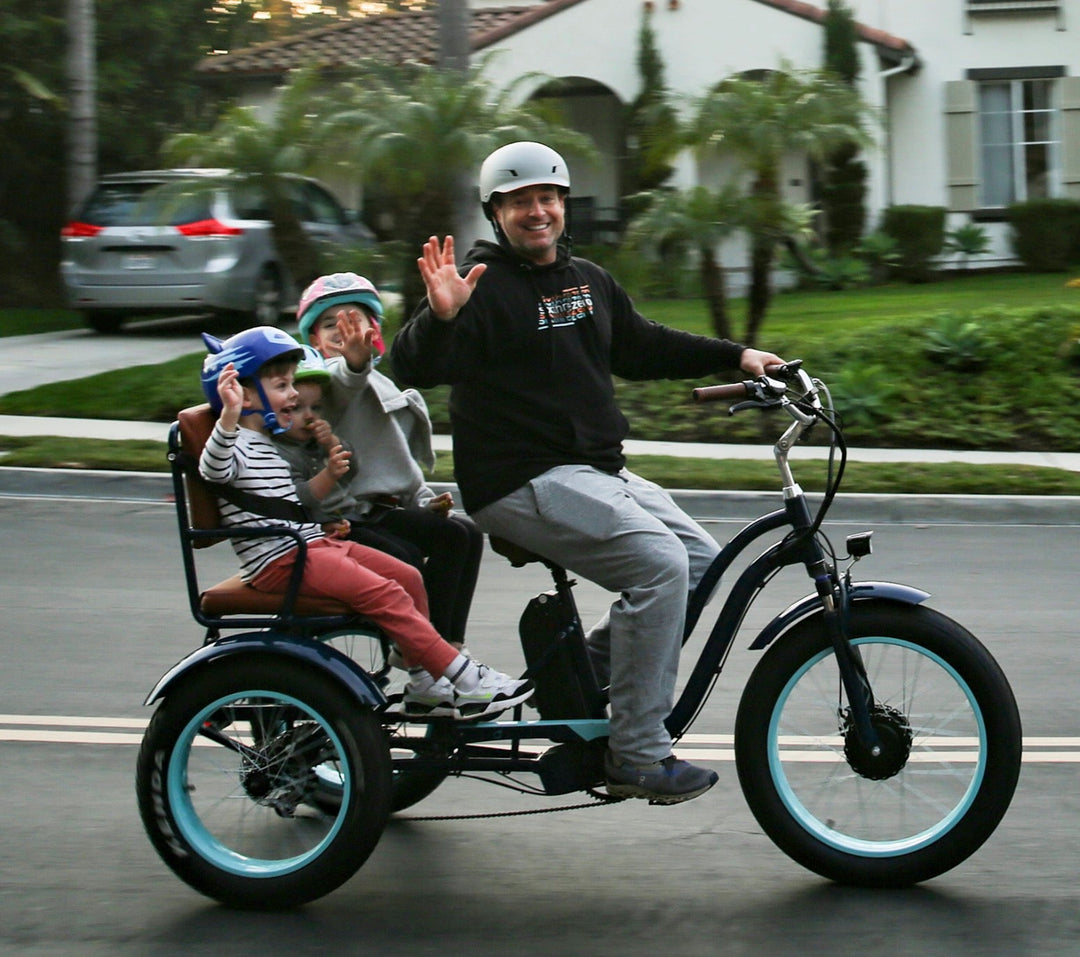 Sixthreezero EVRY journey E-Trike Rickshaw 750W with Passenger Seat Electric Rickshaw Trikes 20