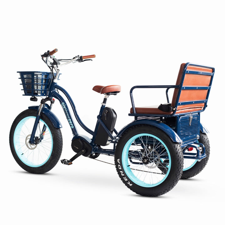Sixthreezero EVRY journey Electric Rickshaw 1000w Mid Drive Electric Rickshaw Trikes 4