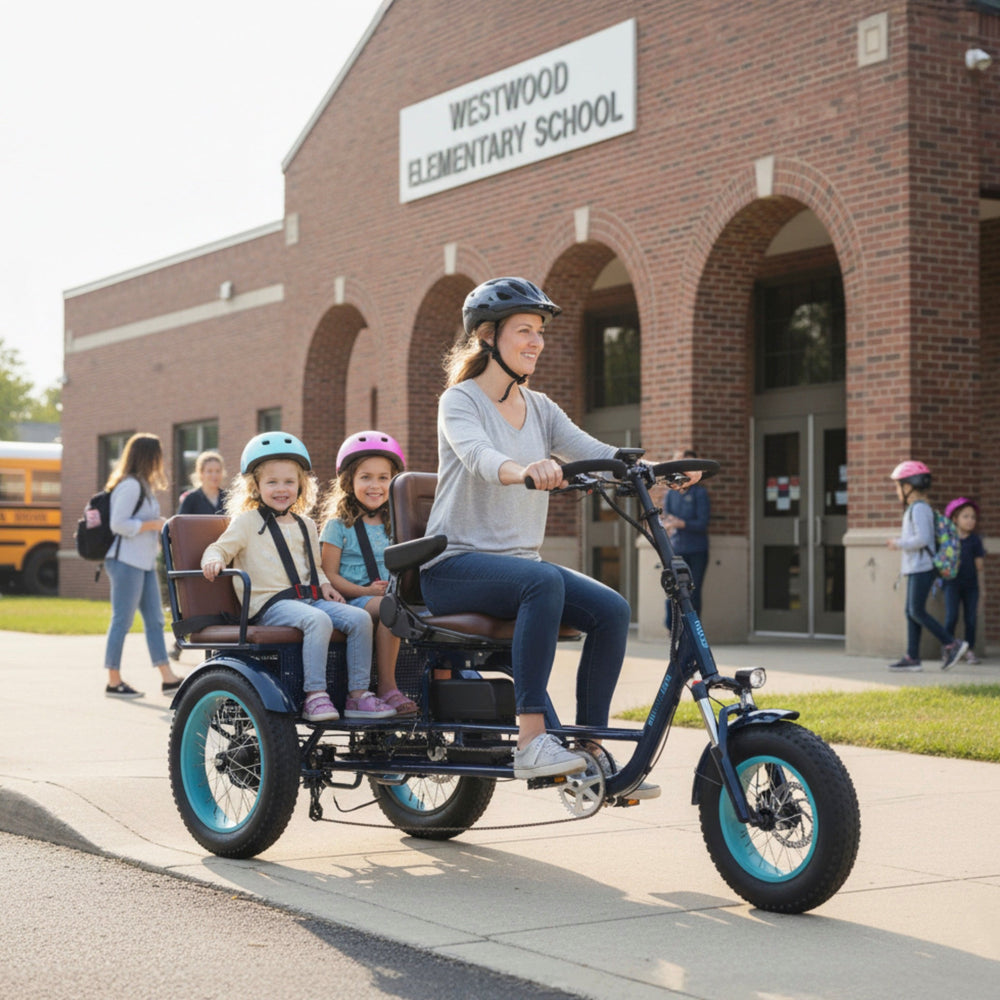 Sixthreezero EVRY journey Recumbent EBike Rickshaw 750W Electric Rickshaw Trikes 2