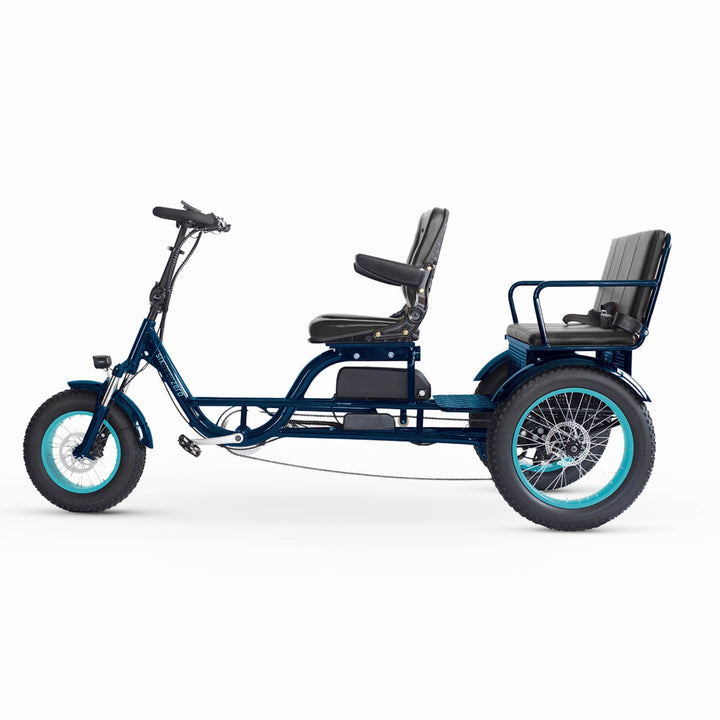 Sixthreezero EVRY journey Recumbent EBike Rickshaw 750W Electric Rickshaw Trikes 7