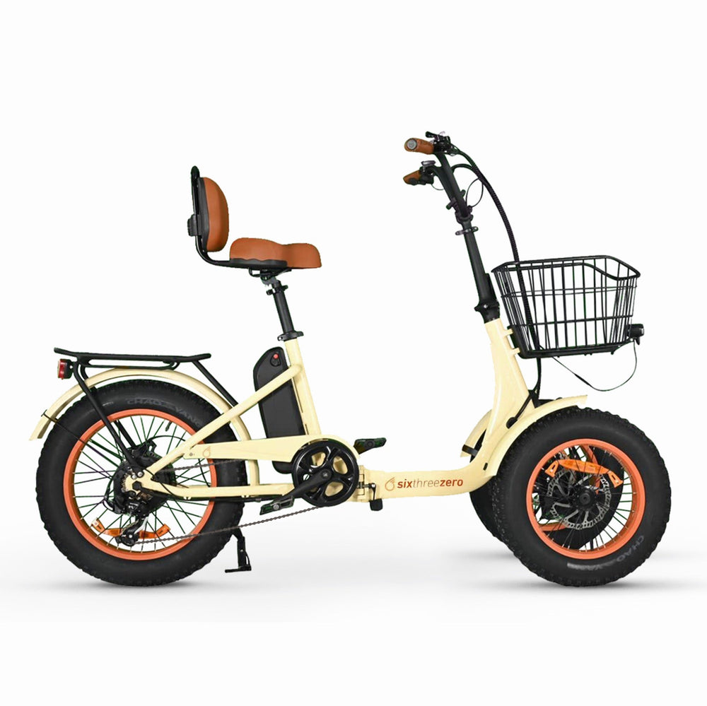 Sixthreezero Fat Tire 750w Reverse ETrike Folding Electric Trikes 2