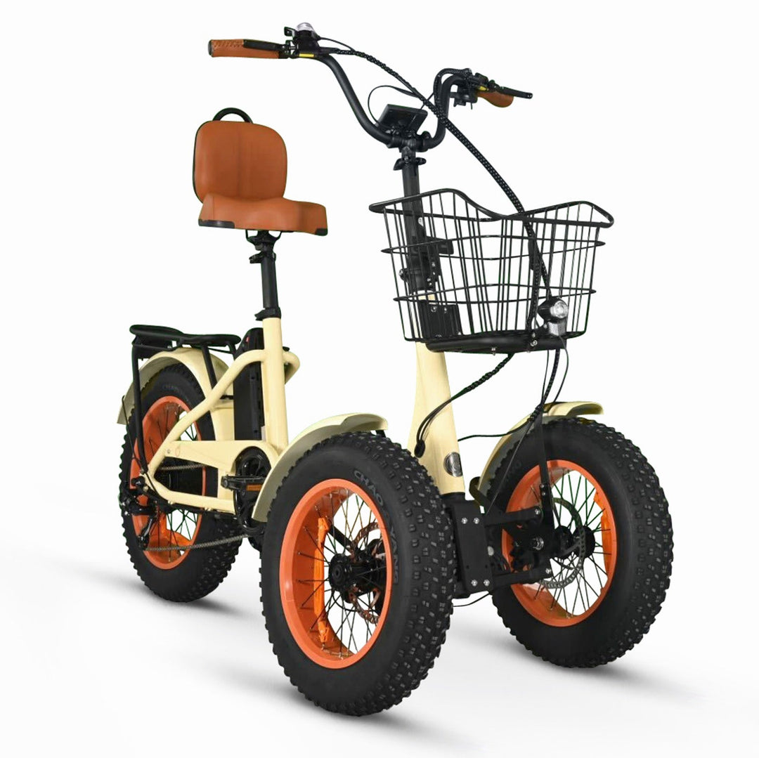 Sixthreezero Fat Tire 750w Reverse ETrike Folding Electric Trikes 1