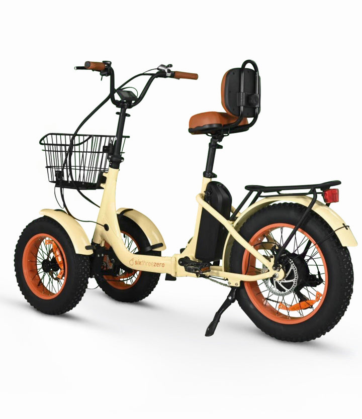 Sixthreezero Fat Tire 750w Reverse ETrike Folding Electric Trikes 5