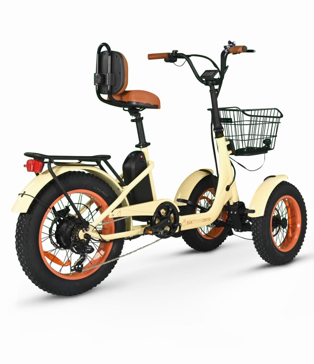 Sixthreezero Fat Tire 750w Reverse ETrike Folding Electric Trikes 4