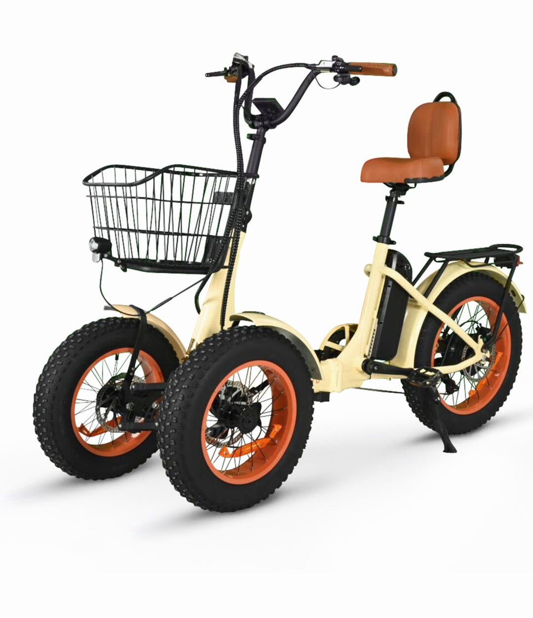 Sixthreezero Fat Tire 750w Reverse ETrike Folding Electric Trikes 7