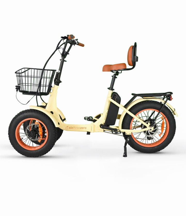 Sixthreezero Fat Tire 750w Reverse ETrike Folding Electric Trikes 6