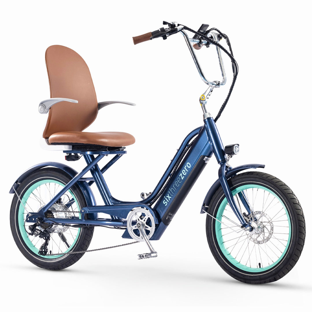 Sixthreezero Relaxed Body 20" w/ Office Chair Step-Thru Electric Bikes 1