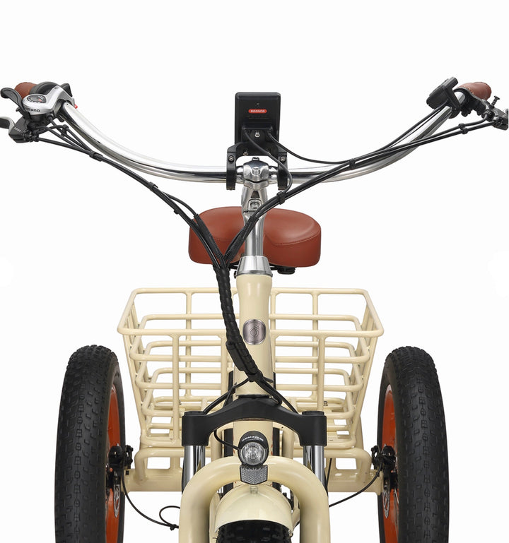 Sixthreezero Simple 3 Wheel Step Thru FAT Tire E-Bike Fat Tire Electric Trikes 5