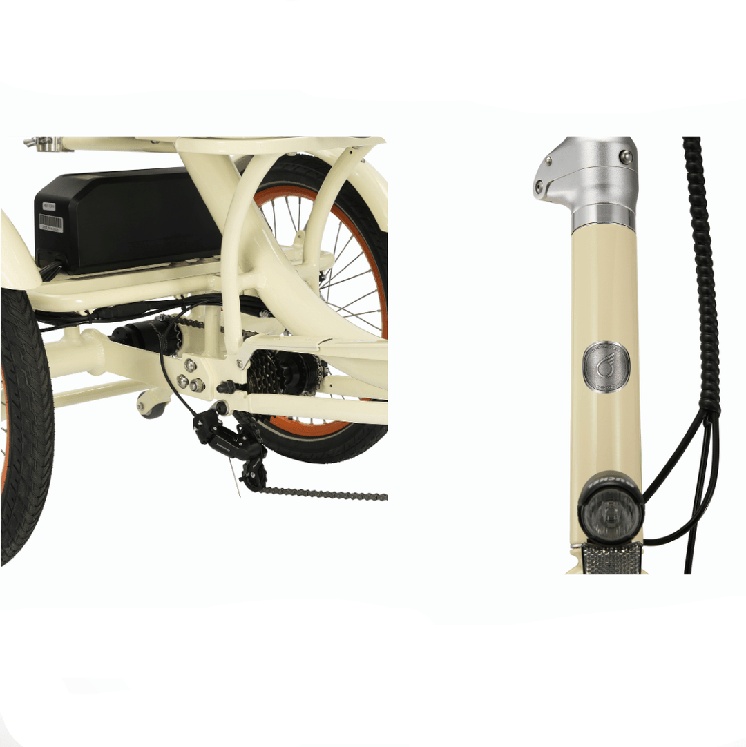 Sixthreezero Simple Glide 500W Recumbent E Trike Recumbent E-Trikes 6