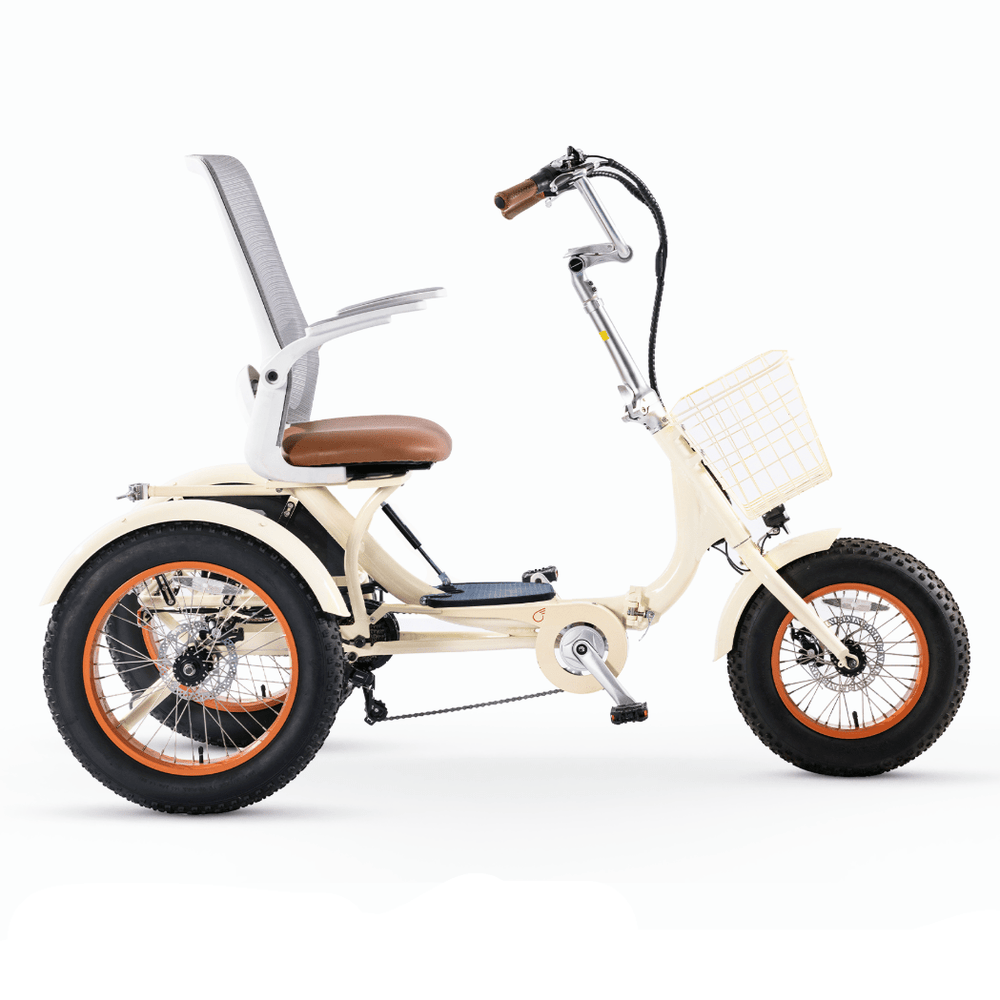 Sixthreezero Simple Glide 750W Recumbent E Trike w/ Footrest & Hitch Connector Recumbent E-Trikes 2