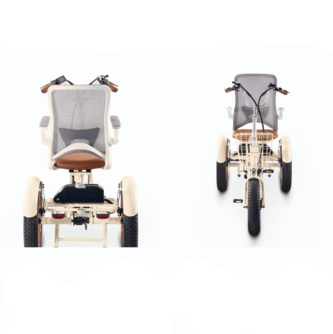 Sixthreezero Simple Glide 750W Recumbent E Trike w/ Footrest & Hitch Connector Recumbent E-Trikes 3