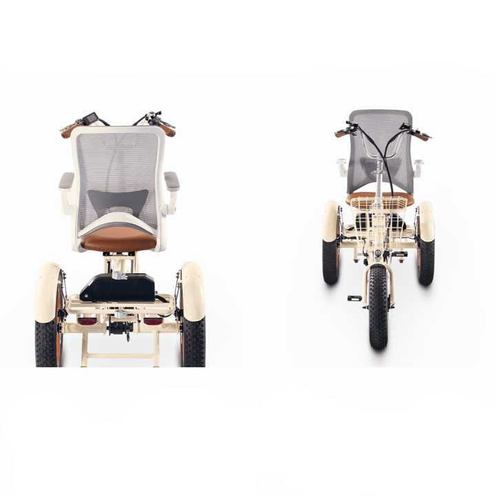 Sixthreezero Simple Glide 750W Recumbent E Trike w/ Footrest & Hitch Connector Recumbent E-Trikes 3