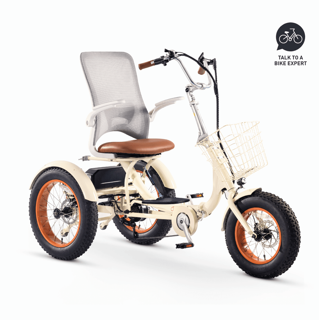 Sixthreezero Simple Glide 750W Recumbent E Trike w/ Footrest & Hitch Connector Recumbent E-Trikes 1