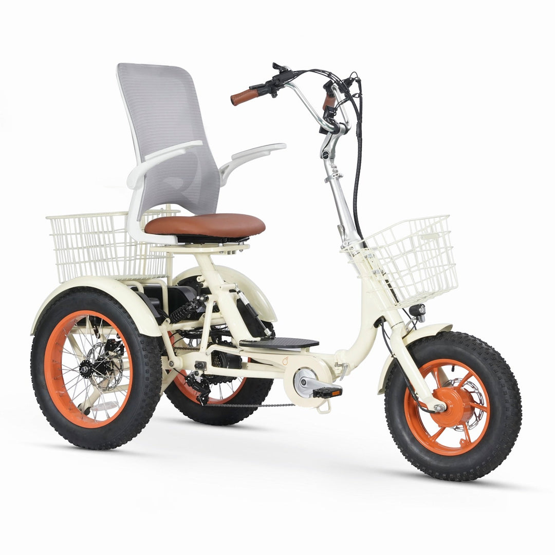 Sixthreezero Simple Glide Dual 750w (Max 1500w, Dual Battery, Total 30ah) Step-Thru Electric Trikes 1