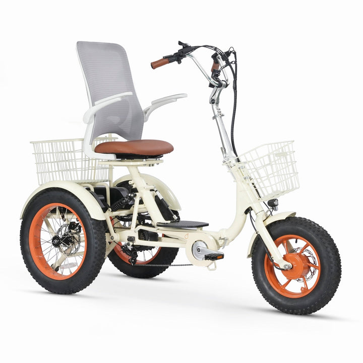 Sixthreezero Simple Glide Dual 750w (Max 1500w, Dual Battery, Total 30ah) Step-Thru Electric Trikes 1