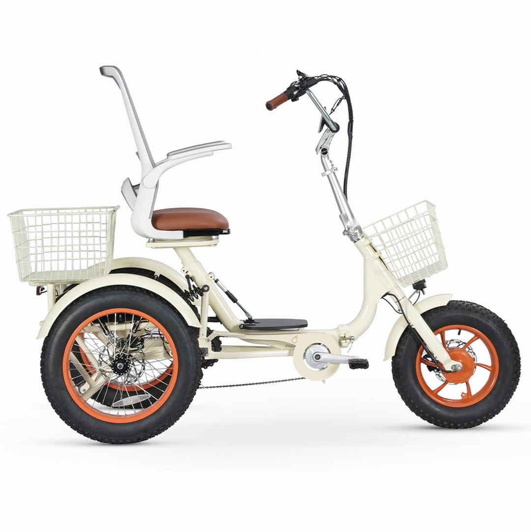 Sixthreezero Simple Glide Dual 750w (Max 1500w, Dual Battery, Total 30ah) Step-Thru Electric Trikes 7