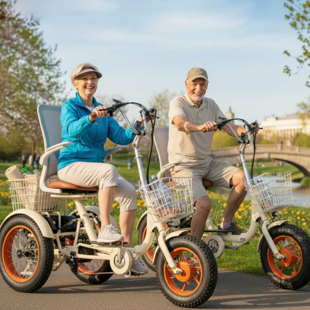 Sixthreezero Simple Glide Dual 750w (Max 1500w, Dual Battery, Total 30ah) Step-Thru Electric Trikes 6