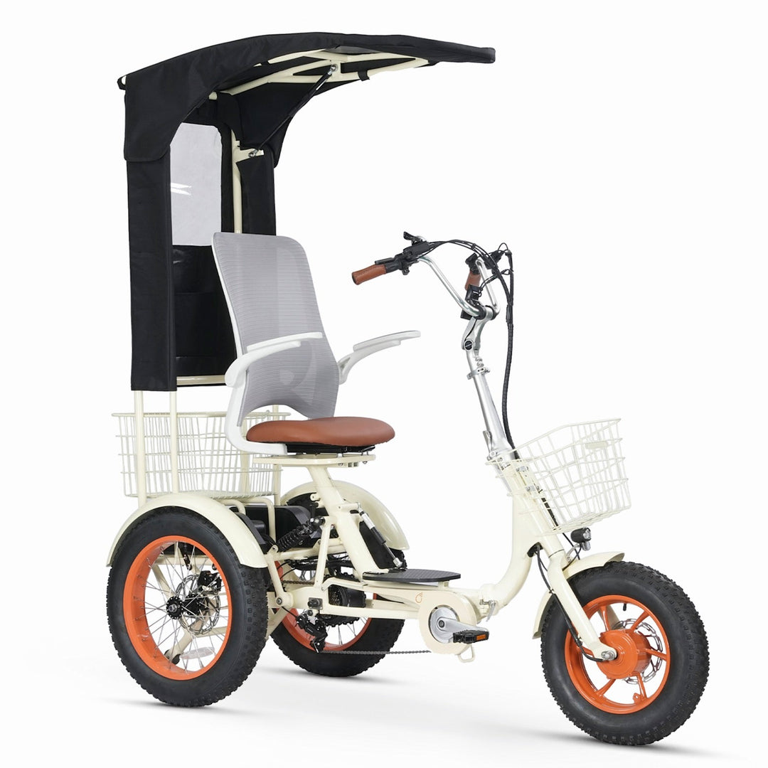 Sixthreezero Simple Glide Dual 750w (Max 1500w, Dual Battery, Total 30ah) Step-Thru Electric Trikes 5