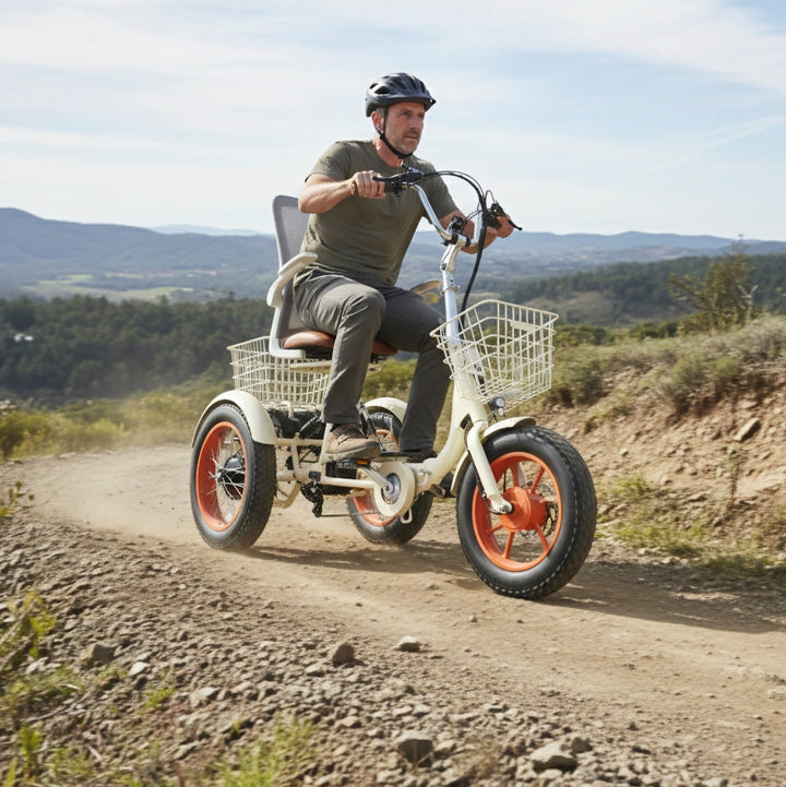 Sixthreezero Simple Glide Dual 750w (Max 1500w, Dual Battery, Total 30ah) Step-Thru Electric Trikes 8
