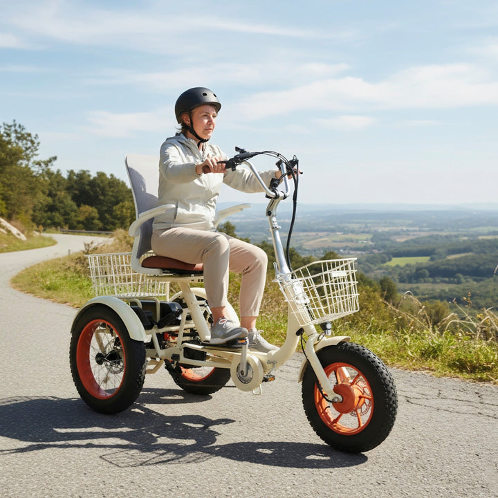 Sixthreezero Simple Glide Dual 750w (Max 1500w, Dual Battery, Total 30ah) Step-Thru Electric Trikes 2