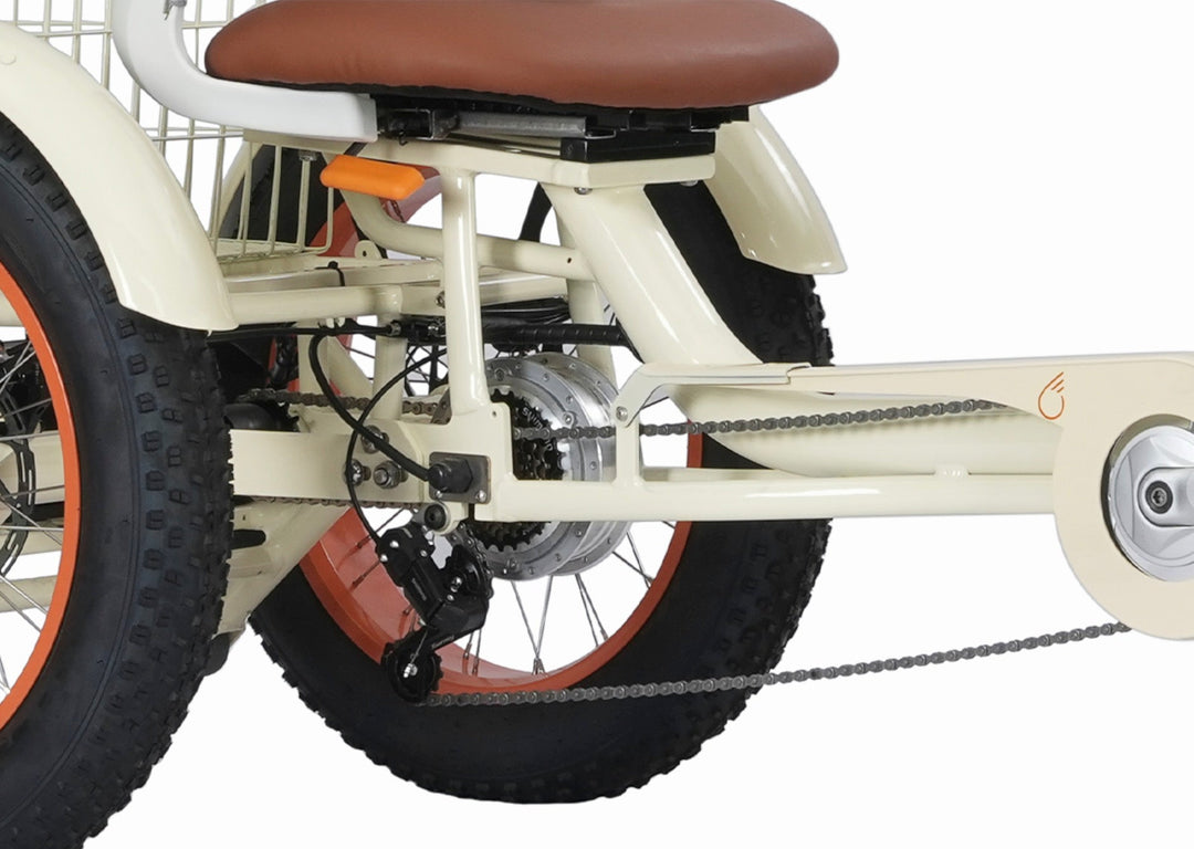 Sixthreezero Simple Glide Low Seat 750w Recumbent ETrike Step-Thru Electric Trikes 6