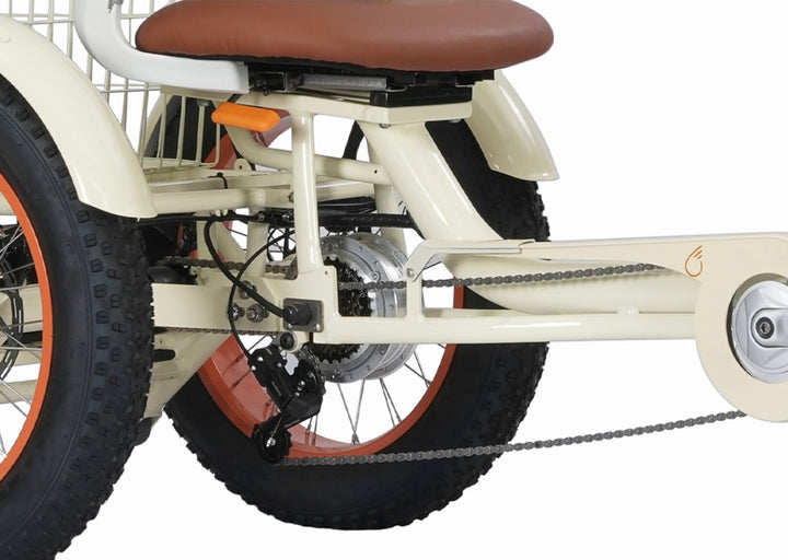 Sixthreezero Simple Glide Low Seat 750w Recumbent ETrike Step-Thru Electric Trikes 6