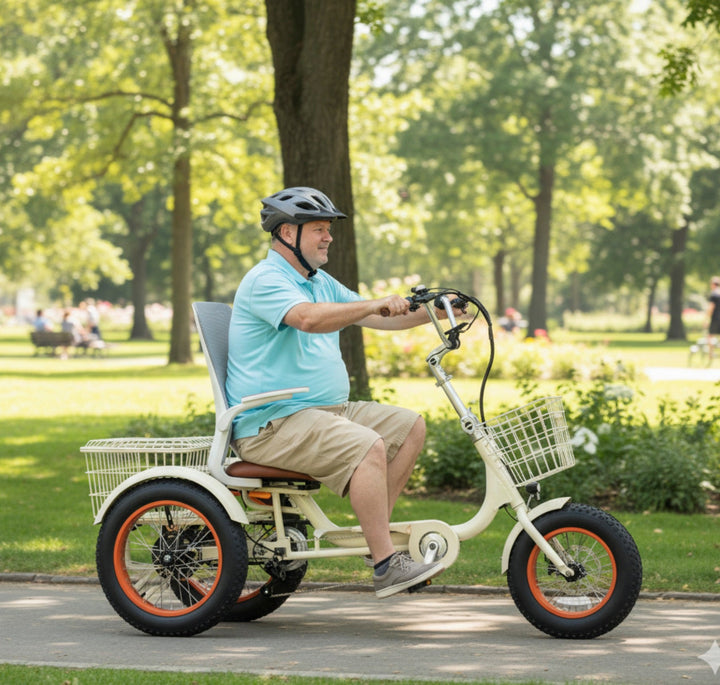 Sixthreezero Simple Glide Low Seat 750w Recumbent ETrike Step-Thru Electric Trikes 3