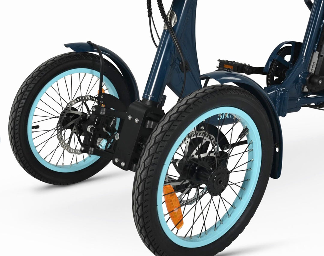 Sixthreezero Two Front Wheel 2026 750w Electric Bike w/ Hydraulic Brakes Step-Thru Electric Trikes 4
